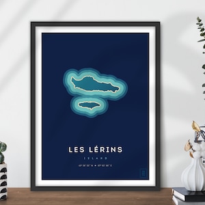 Affiche des îles de Lérins