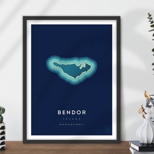 Affiche de l'île de Bendor