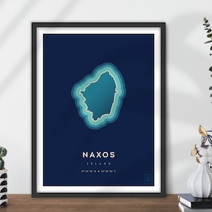 Affiche de l'île de Naxos