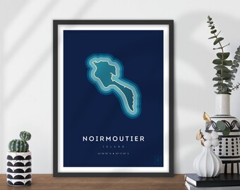 Póster de la isla de Noirmoutier