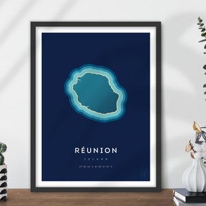 Póster de la Isla de la Reunión