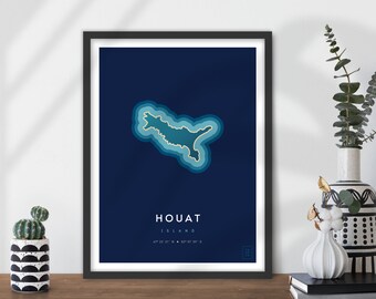 Póster de la isla Houat