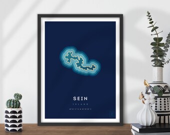 Cartel de la isla de Sein