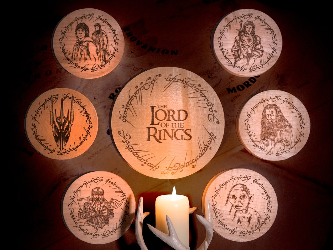 LOTR Wall Art Collection Lord of the Rings Art Home Etsy