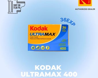 Película Kodak Ultramax 400 / 35 mm / 24 Exp / Película de color de alta velocidad