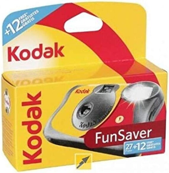 コダック 使い捨て FunSaver カメラ フラッシュ付き 27 枚撮り - Etsy 日本