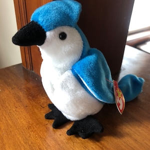 Rocket the blue jay Beanie Baby