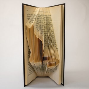 Cat Folded Book Art - Cat Lover Gift - Décor