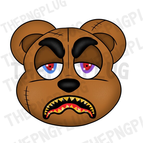 Five Nights At Freddys Teddy Bear Adesivos Clipart Vetor PNG