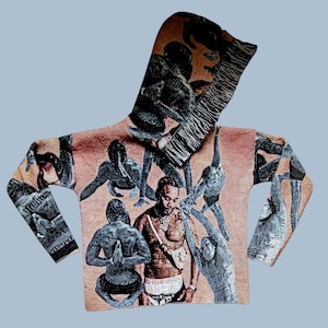 Manta de tapiz Pantalones, faldas, pantalones cortos, sudadera con capucha, cárdigan, vestido con capucha imagen 12