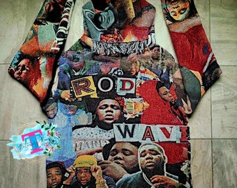 ROD WAVE or ANY Artist Tapestry Hoodie