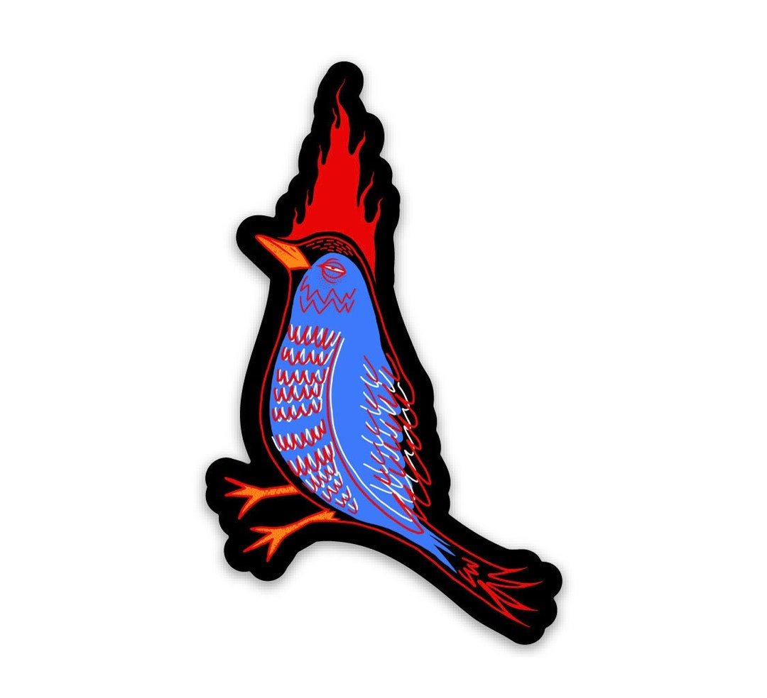 Sticker Art, Bird Sticker, Laptop Sticker, - Etsy