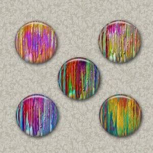 Abstract Glass Fridge Magnets, Glass Magnets, Housewarming Gift, Office Magnets, Abstract Magnet