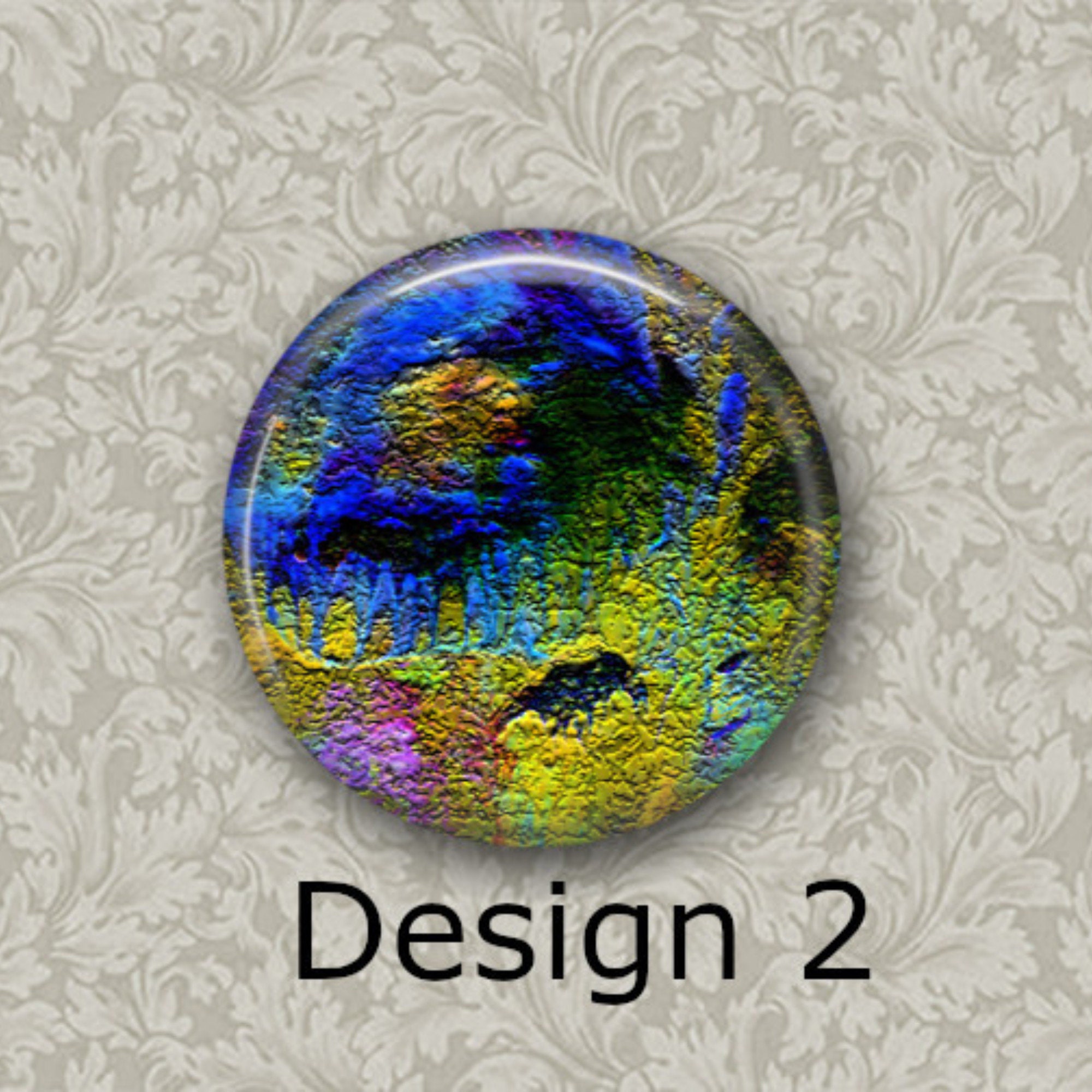 15x Multicoloured Abstract Glass Fridge Glass