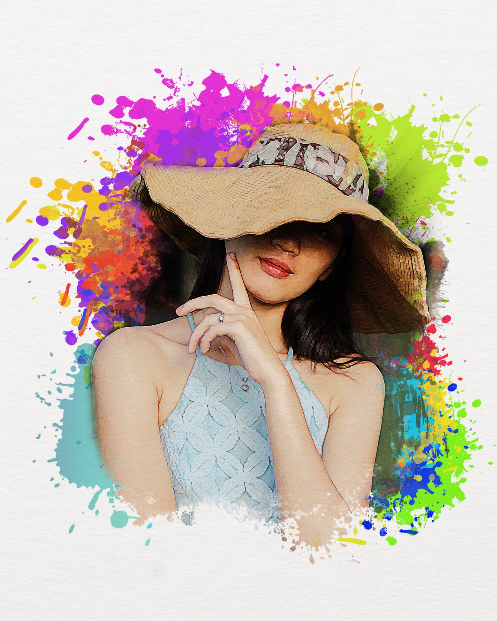 Turn Photo into custom Watercolor Print. Convert Picture to Etsy