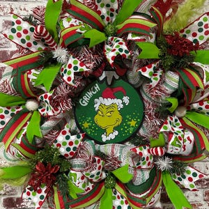 The Grinch Wreath