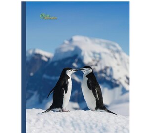 Penguin Composition Notebook: Wide Ruled, 120 Pages