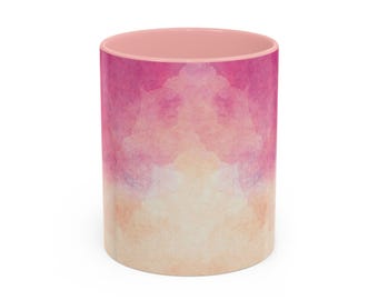 Ombre Coffee Mug: Colorful Ceramic Accent Mug, 11oz/15oz