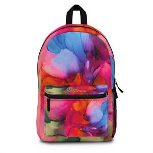 Nouvelle génération - Sac à dos à motif splash - Parfait pour le sport et l'école, cadeau idéal pour les athlètes, cartable tendance, rentrée scolaire amusante