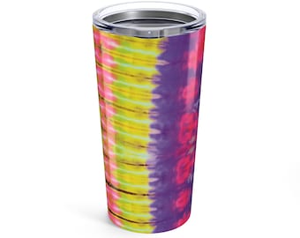 Tie-Dye-Becher 20 Unzen: Wiederverwendbares Trinkgefäß aus Edelstahl