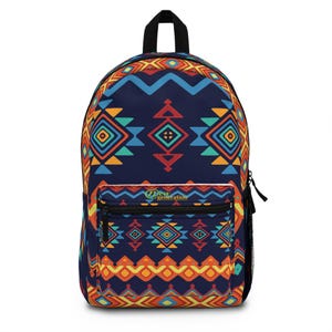 Nouvelle génération - Sac à dos à thème ethnique - Parfait pour l'école, Cadeau idéal pour les étudiants, Cartable tendance, Accessoire de rentrée, Unique
