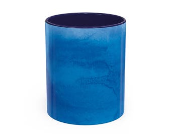 Aqua Coffee Mug: Serene Ocean-Inspired Ceramic Mug