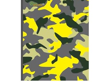 Camouflage Composition Notebook: Wide Ruled, 120 Pages