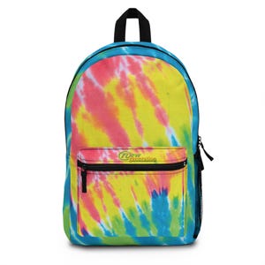 Nouvelle génération - Tie Dye - Sac à dos coloré - Parfait pour le sport et l'école, Cadeau idéal pour les athlètes, Cartable tendance, Rentrée scolaire amusante