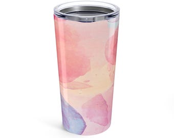 Floral 20oz Insulated Tumbler: Stainless Steel Travel Cup