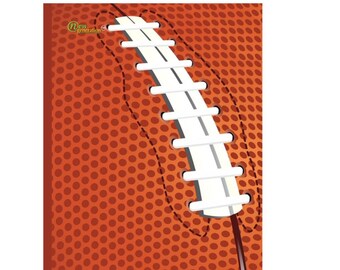 Football Composition Notebook: Wide Ruled, 120 Pages