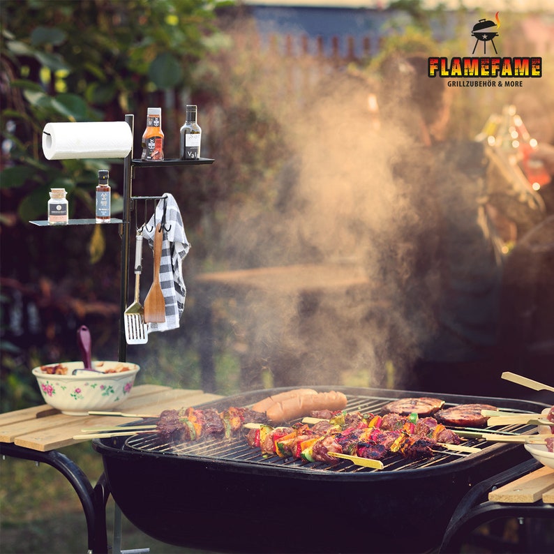 Grillbutler der Innovative praktische Grill Organizer I perfektes BBQ Zubehör für Jede Art von Grillen I Grill Zubehör Bild 6