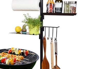 Grillbutler - der Innovative praktische Grill Organizer I perfektes BBQ Zubehör für Jede Art von Grillen I Grill Zubehör