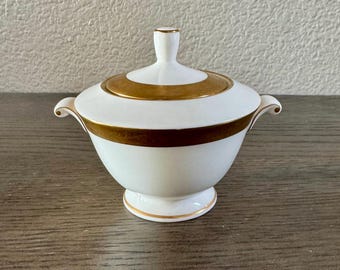 Crown Jewel Gold Sugar Bowl by Mikasa