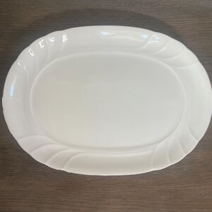 Wedding Band Platinum Oval Platter by Mikasa