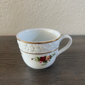 Old Country Roses Sculpted Cup by Royal Albert