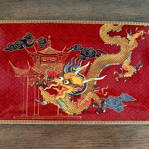 Lunar Dragon Rectangular Serving Platter by William Sonoma