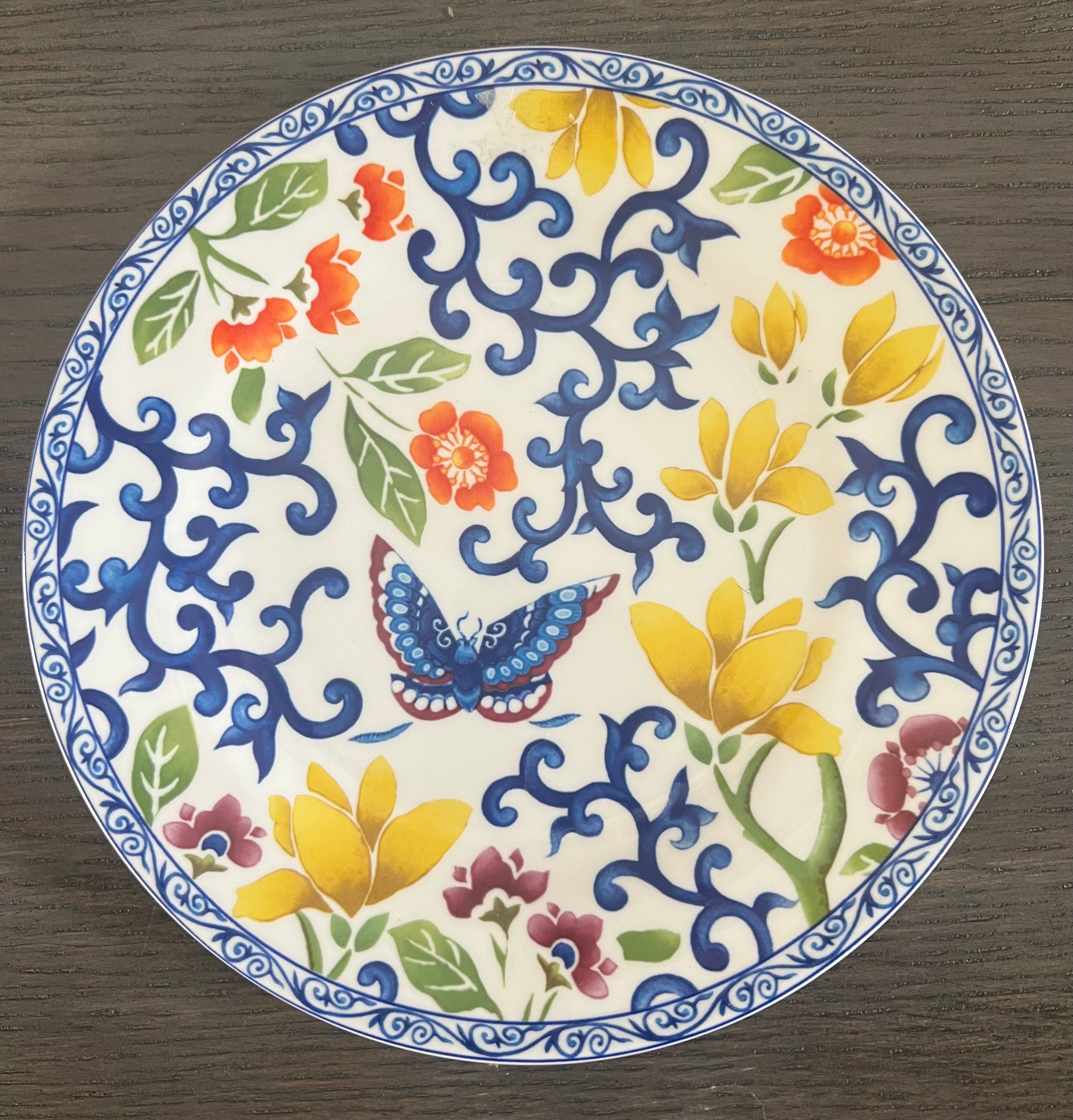 Mandarin Blue Luncheon Plate by Ralph Lauren - Etsy
