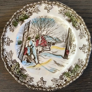 The Friendly Village Bread & Butter Plate by Johnson Brothers