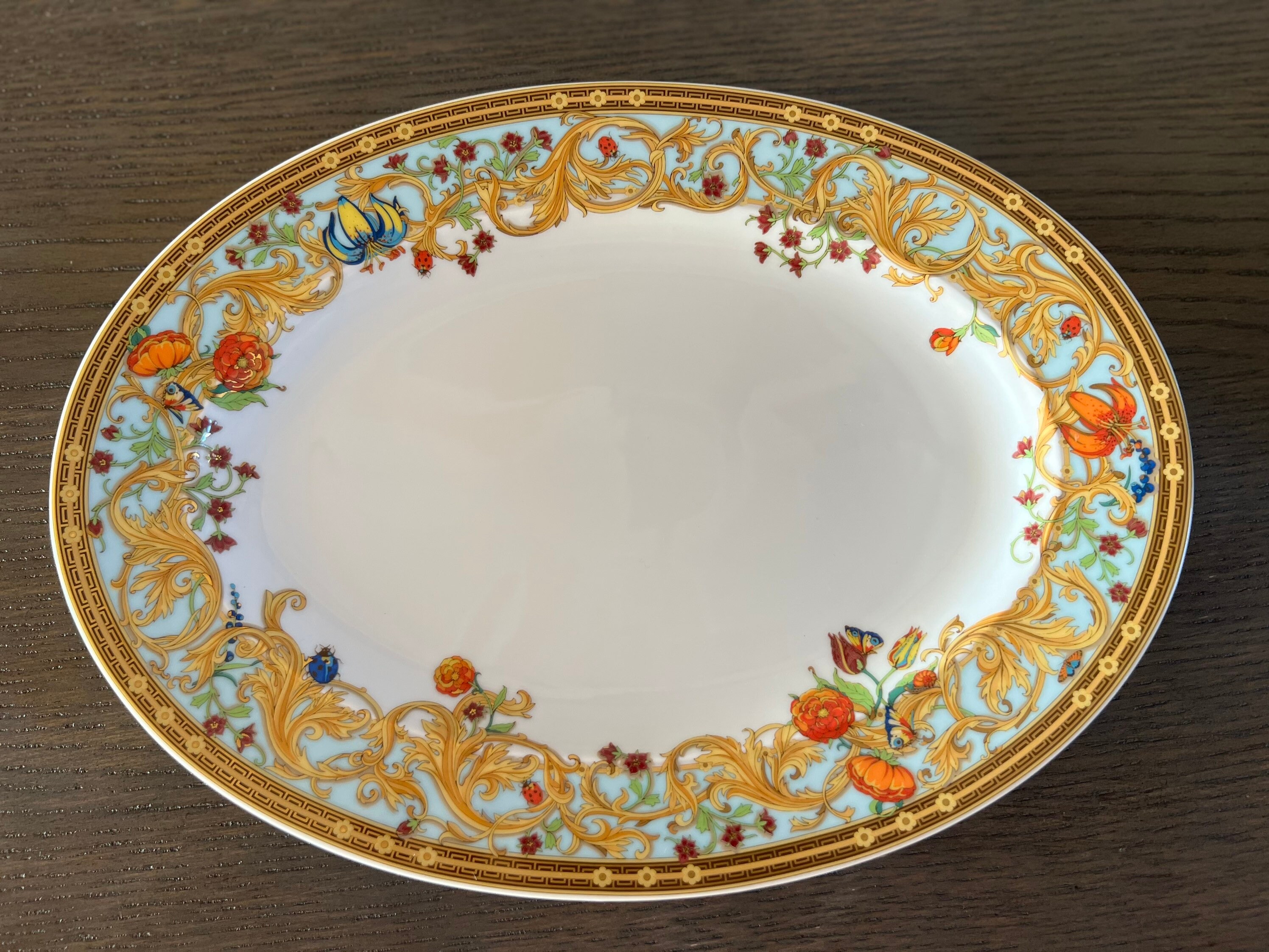 Versace Luxury Baroque Dinnerware Set SBCHT348 Bone China Tableware  Porcelain Plates