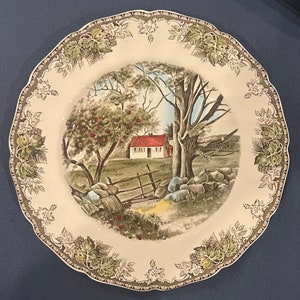 The Friendly Village Dinner Plate by Johnson Brothers