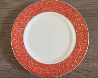 Parchment Red Salad Plate by Mikasa
