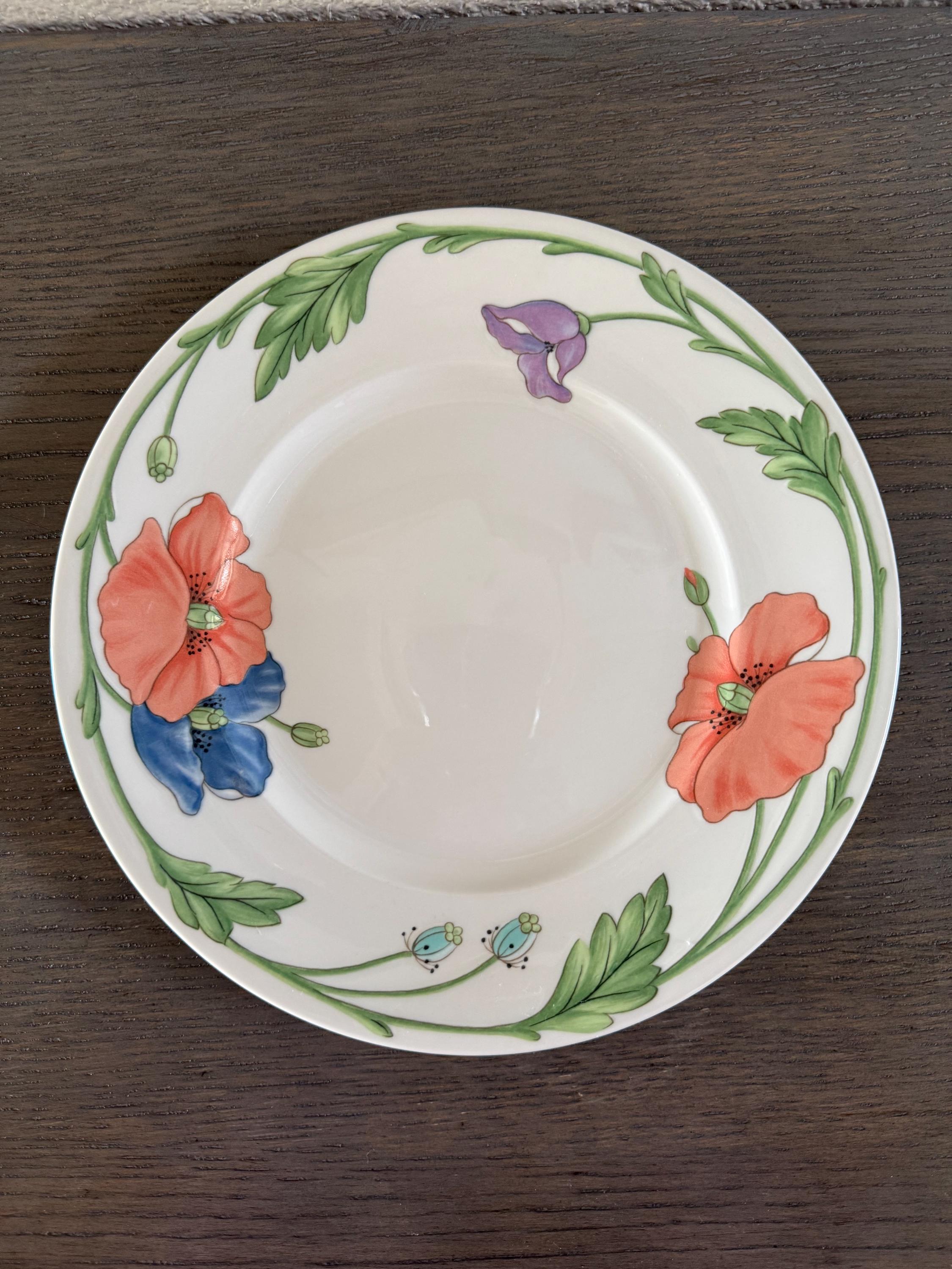 Villeroy & Boch Amapolo 花柄 ボウル 6枚セット 廃盤 Villeroy & Boch