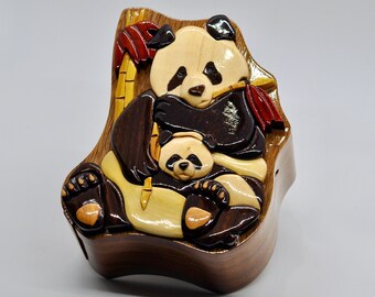 ARP-1JB Red Panda Bear Keepsake/Jewellery Box Christmas Gift ARP-1JB Red Panda Bear Keepsake/Jewellery Box Christmas Gift