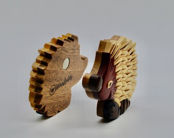 LANOLU Magnete Frigorifero Riccio: 'Da Qui Si Prega Di Sorridere', 8x5,5 Cm, Design Retrò Da Berlino