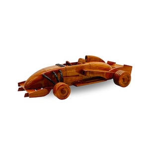 Formula One lover gift wooden F1 racing car decor for him F1 fan gift for her motorsport gift for dad handmade formula 1 gift idea for him