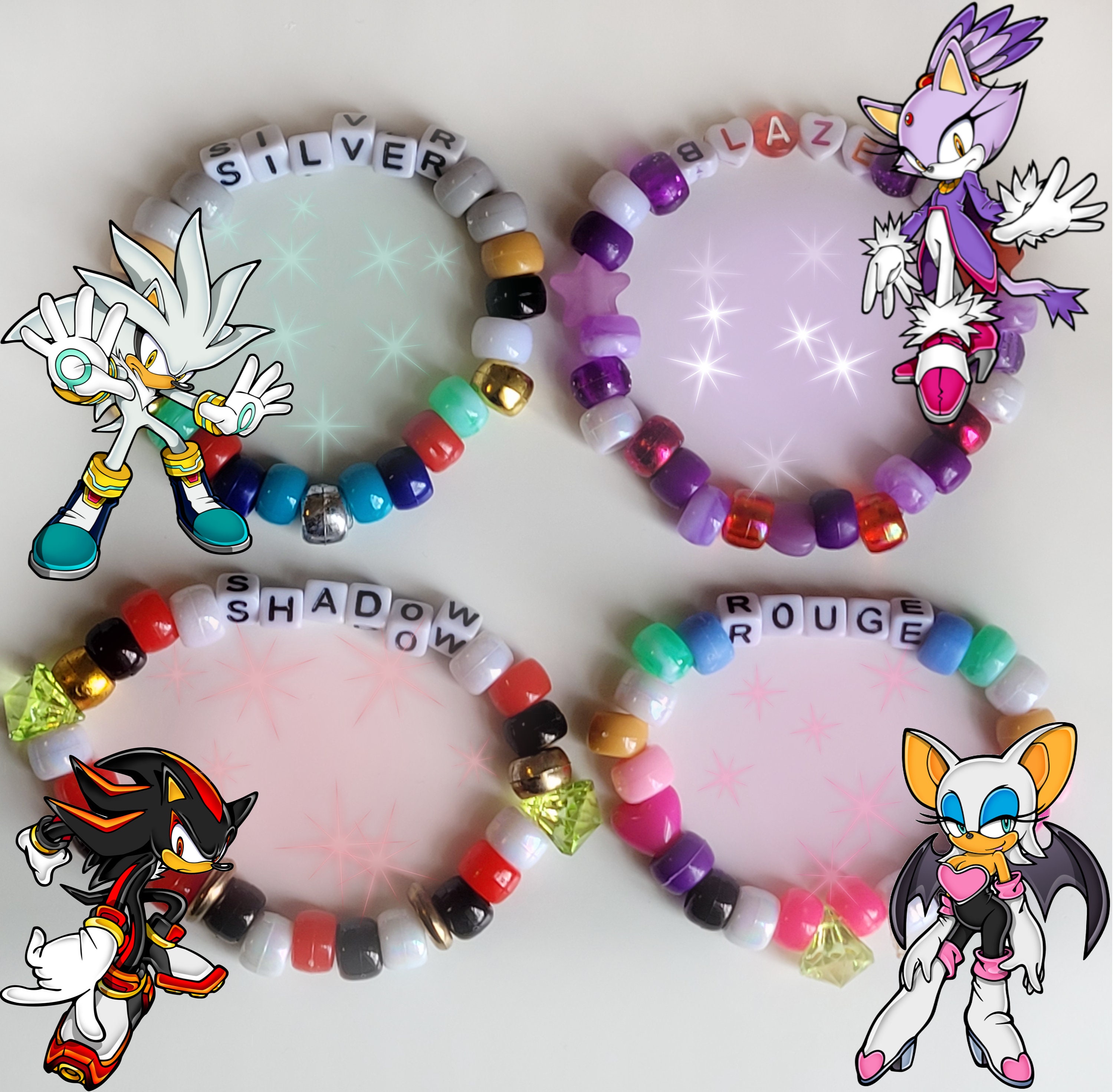 Sonic & Friends Kandi Bracelets Etsy