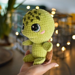 Handmade cuddly toy | crocheted turtle | sweet gift for your loved ones