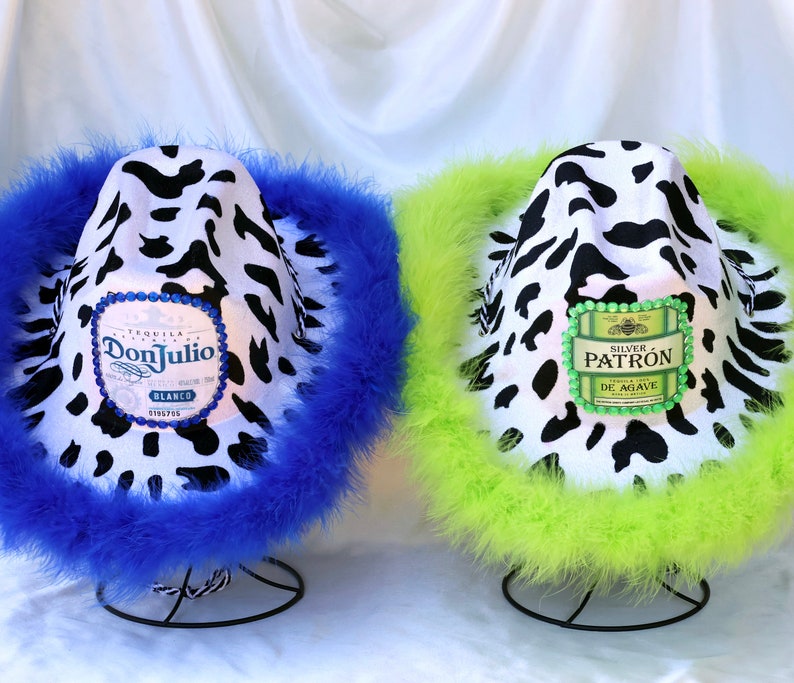Tequila Cowgirl Hats BUNDLE Alcohol Cowboy Hats Best Friend Etsy