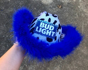 Bud Light Cowboy Hat - Etsy