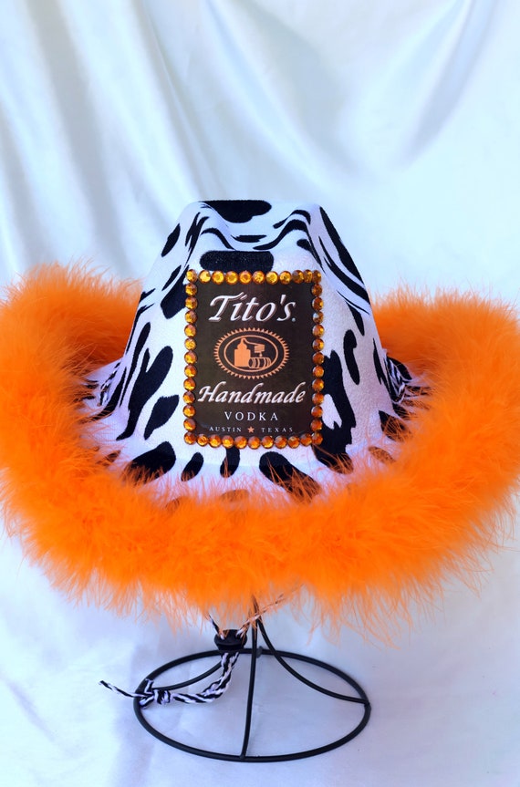 Vodka Cowgirl Alcohol Hats Bottle Tito's Cowgirl Hat Titos